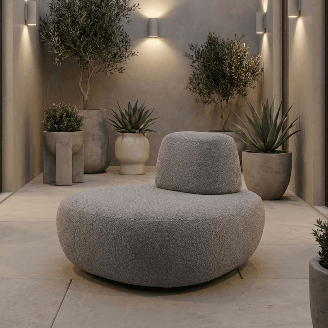 POLTRONA ITAPARICA CINZA CLARO