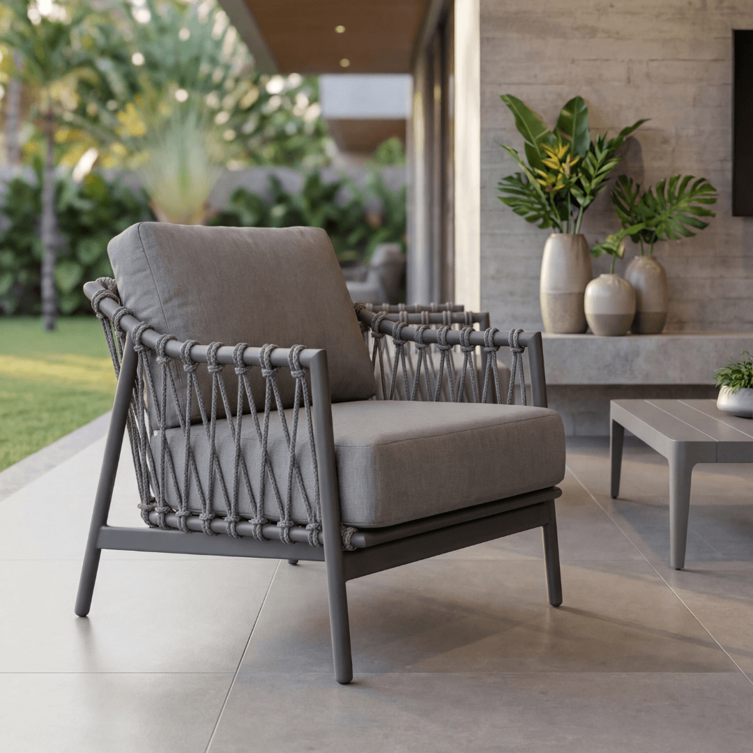 POLTRONA LEBLON CINZA UM