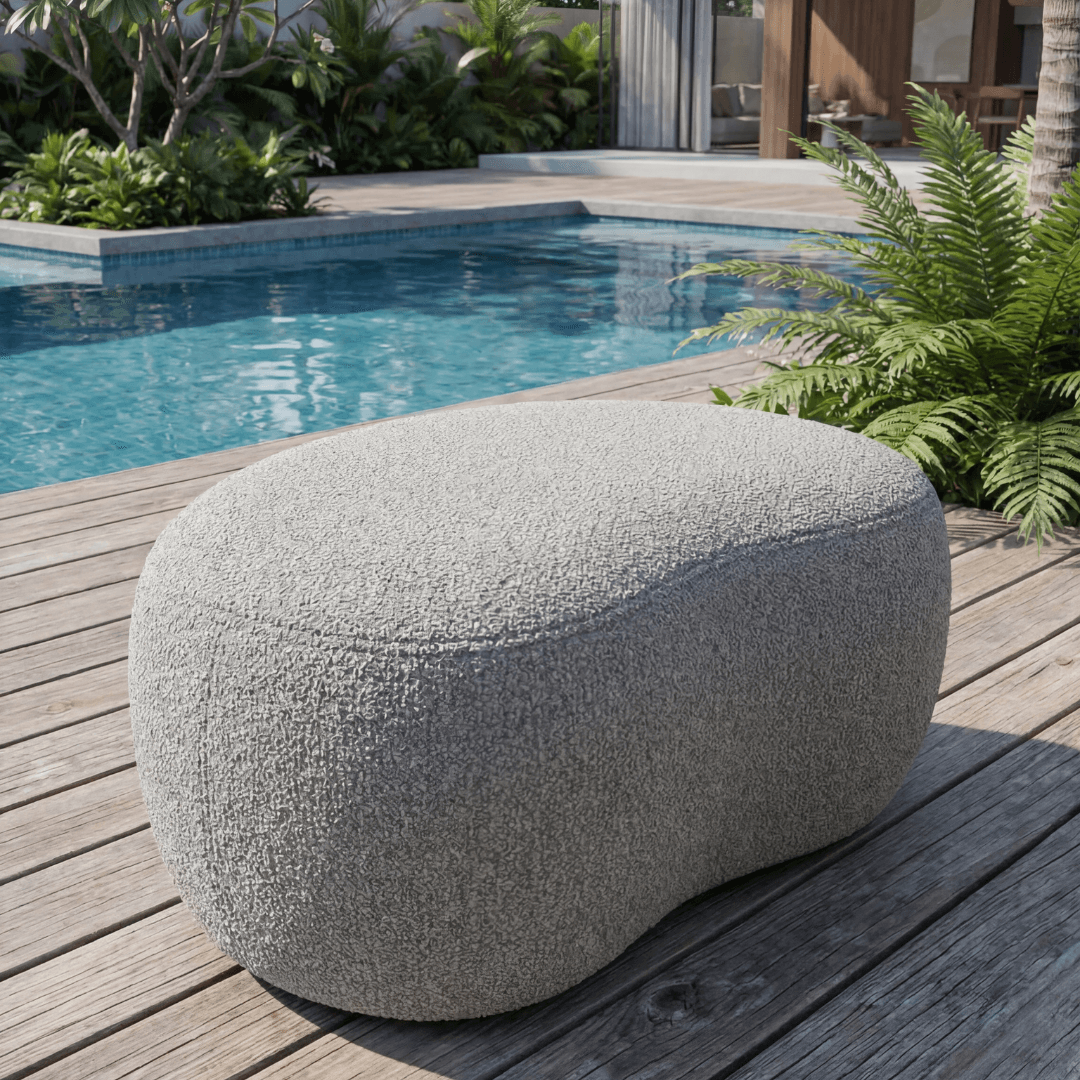 PUFF MARAJÓ CINZA CLARO