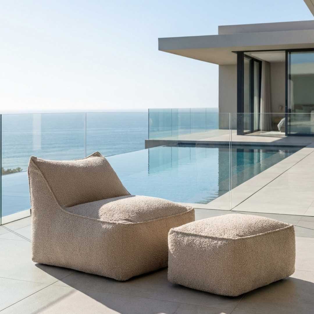 CHAISE E APOIO SÃO MIGUEL BEGE