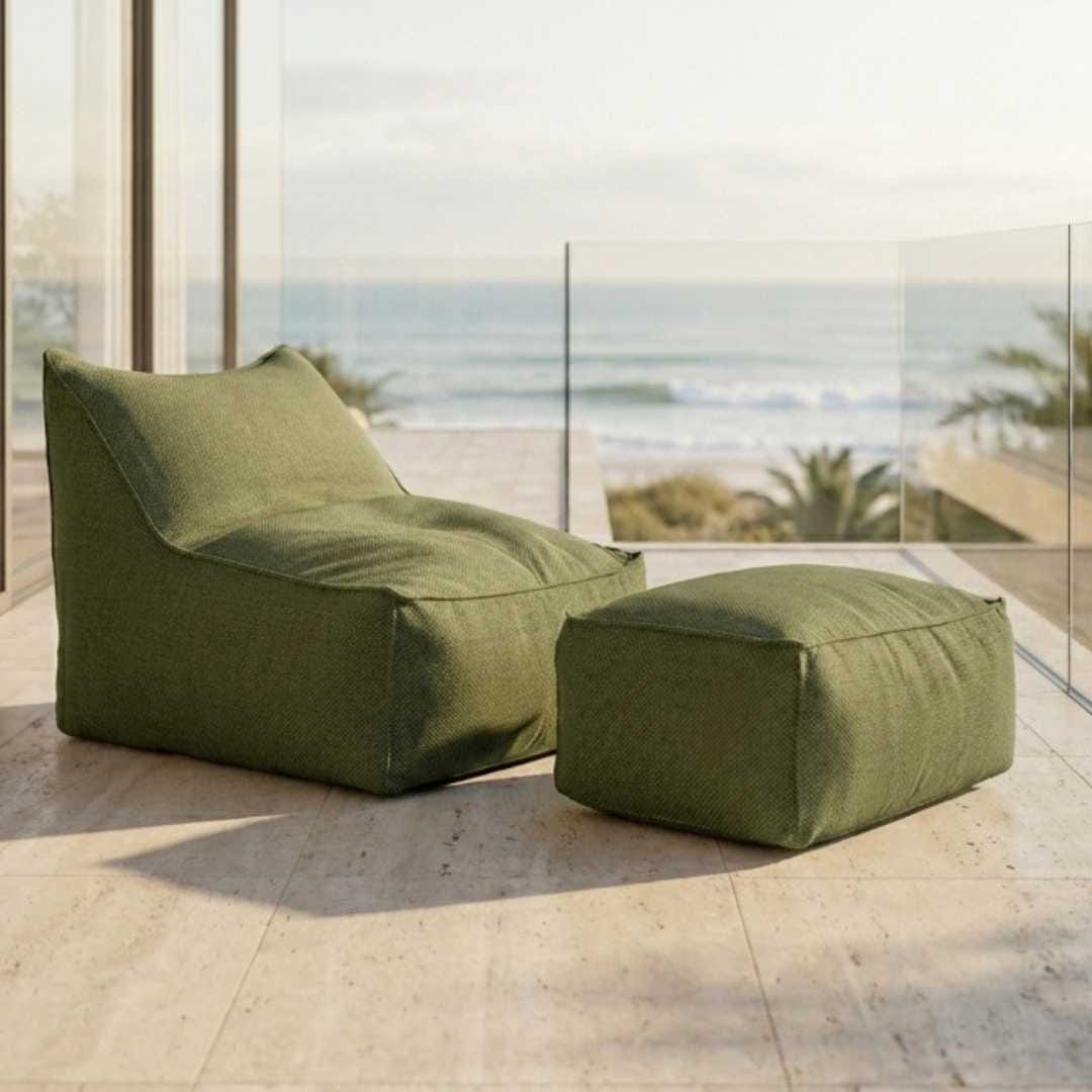 CHAISE E APOIO SÃO MIGUEL - VERDE OLIVA