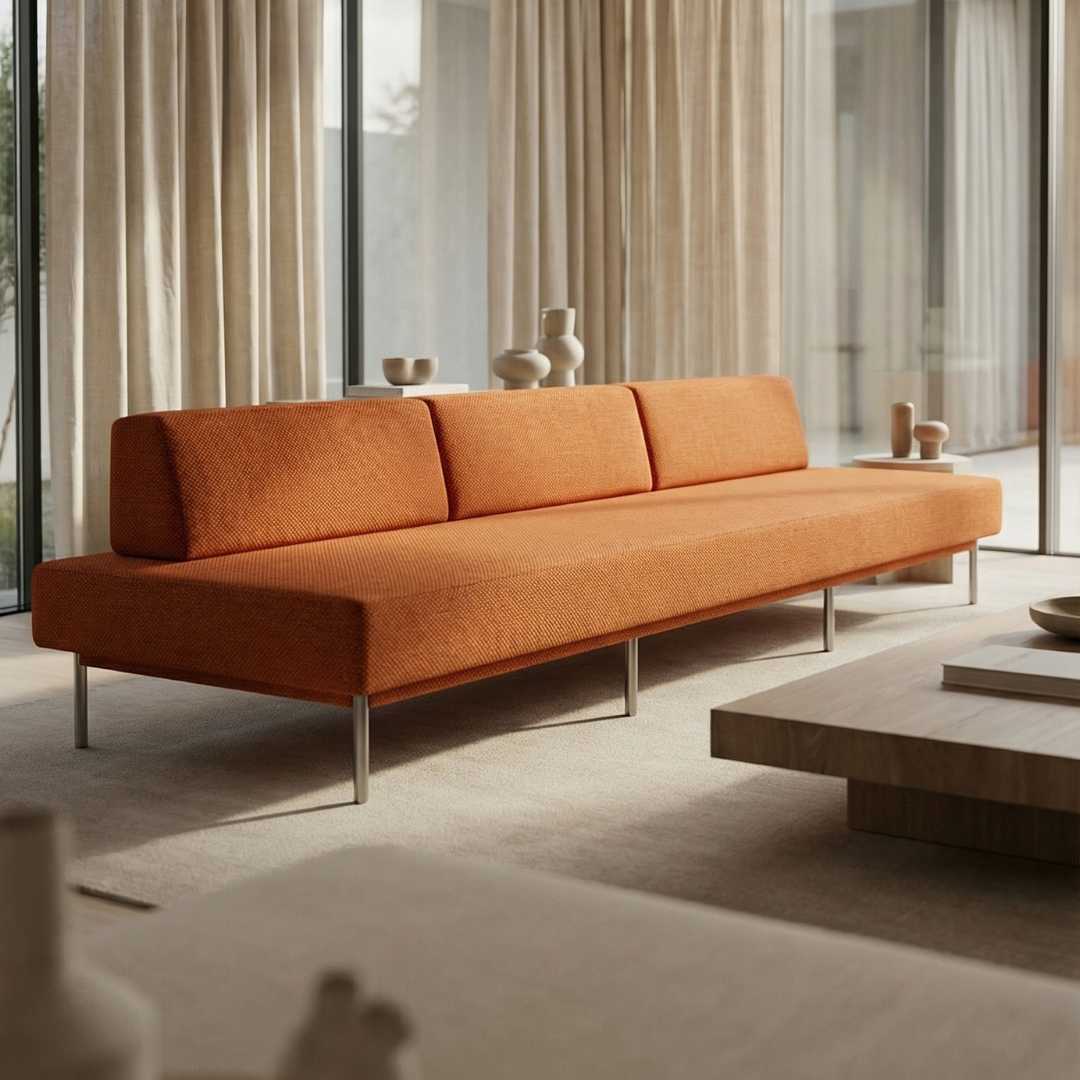 SOFÁ IPANEMA 20 - 300x90 LARANJA
