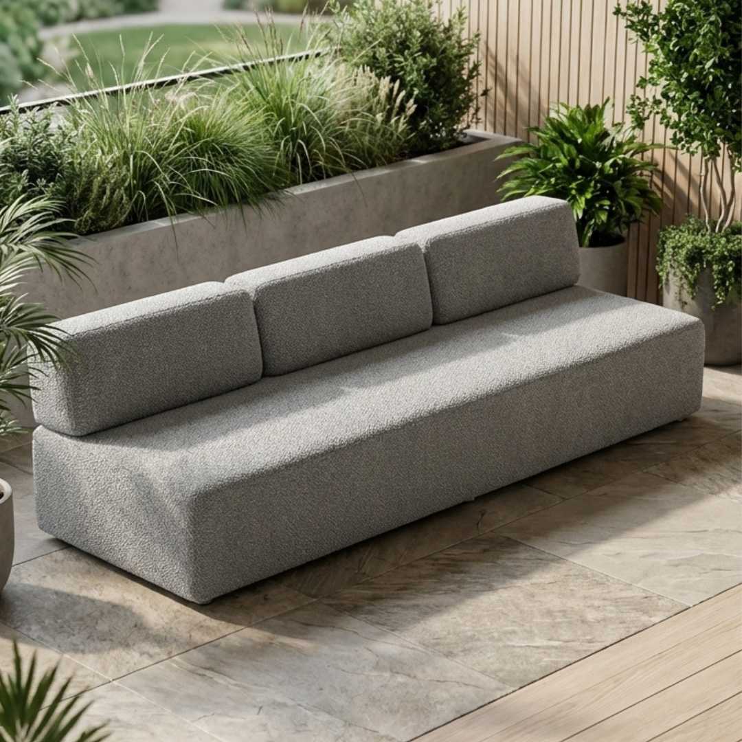 SOFÁ IPANEMA 35 - 270 COM 3 ENCOSTOS DE 90 - CINZA CLARO